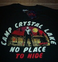 Vintage Style Friday The 13th Jason Camp Crystal Lake T-Shirt Mens Medium New - £15.77 GBP