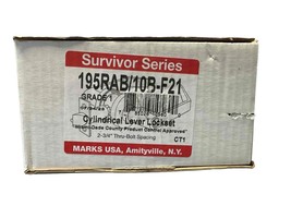 NEW Marks Survivor Series Cylindrical Lever Lockset 195RAB/10B-F21 - £155.36 GBP