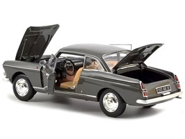 1967 Peugeot 404 Coupe Graphite Gray 1/18 Diecast Model Car by Norev - $114.64