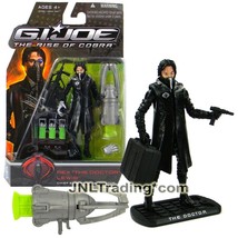 Yr 2009 Gi Joe The Rise Of Cobra 4&quot; Figure Black Coat Chief Rex The Doctor Lewis - £27.52 GBP