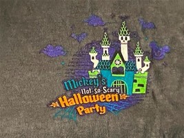 Disney Mickey&#39;s Not So Scary Halloween Party 2023 Adult T-Shirt Glow in ... - £29.02 GBP