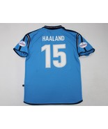 manchester city jersey 2001 2002 shirt home haaland (possibe other player) - $85.00