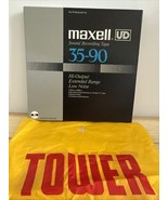 Maxell UD 35-90 7&quot; Sound Recording Tape 1,800ft  Made in Japan Black Box... - $318.67 MXN