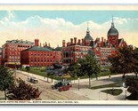 Johns Hopkins Hospital Baltimore Maryland MD UNP Unused WB Postcard Y1 - $3.91