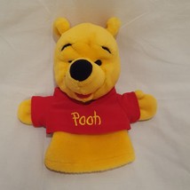 Winnie the Pooh Hand Puppet Disney 9&quot;  Plush Stuffed Animal Toy - £7.82 GBP