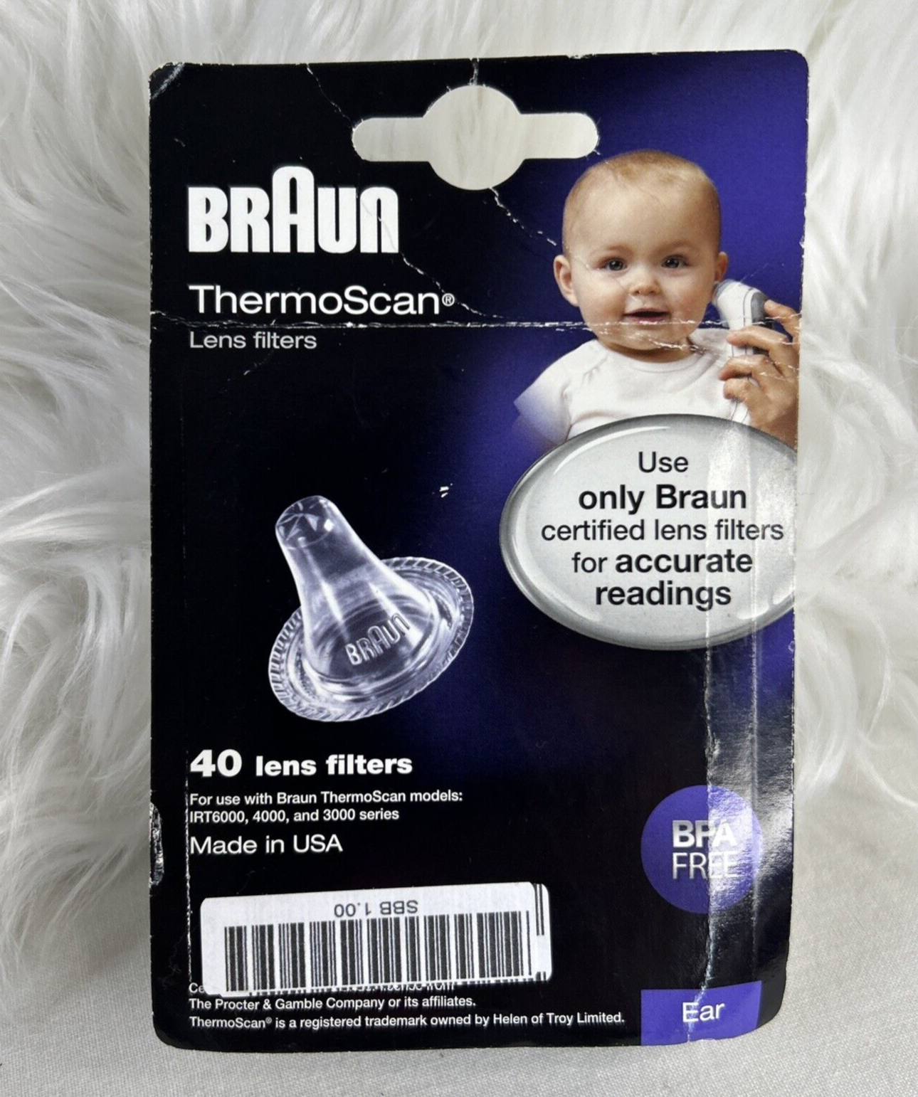 Braun Thermoscan Lens Filters, 40 CT - NEW! - $9.49