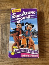 Disney Sing Along Songs Beach Party At Walt Disney World VHS - £9.39 GBP