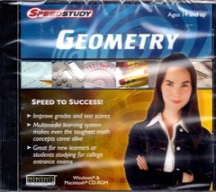 SpeedStudy Geometry (Ages 14+) PC/MAC CD-ROM - NEW in Jewel Case - $4.98