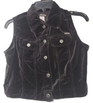 Cherokee Velvet Vest Black Juniors XL - £8.64 GBP