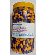 Valerian Root DH Herbal Supplement Capsules 600 Caps Jar - £24.31 GBP