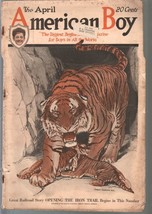 American Boy 4/1919-C L Bell tiger cover-adventure-pulp fiction-FR/G - £70.30 GBP