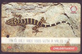 Gyrtodactylas Consobrinus Banded Gecko S&#39;pore TransitLink Train/Bus Card - £11.56 GBP