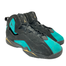 Jordan Kid’s Mid-Cut True Flight Athletic Sneakers 342774-014 Black/Teal Size 7Y - $56.99