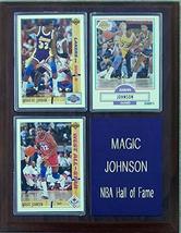 Frames, Plaques and More Magic Johnson Los Angeles Lakers 3-Card Plaque w/Purple - £15.87 GBP