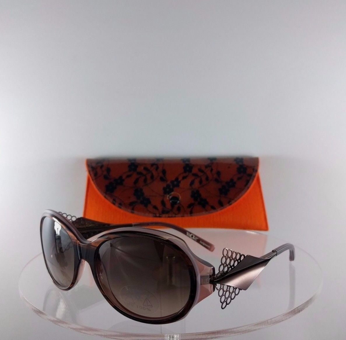 Brand New Authentic BOZ Sunglasses New Age 9292 57mm Beige Brown Frame - $69.29