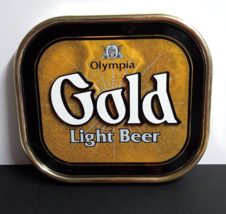 Olympia Brewing Co Gold Light Beer Plastic Advertising Vintage Sign - £77.13 GBP