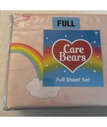 New Care Bears 4 Piece 100% Cotton Full Size Sheet Set Multi-color Print - $128.07 CAD