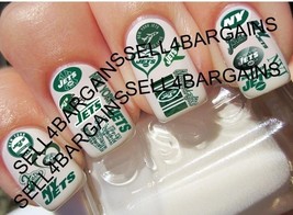 2025 New York Jets 21 Different Designs》Salon Quality Nail Art Decals - $20.30