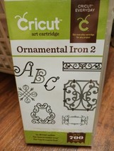 Cricut Cartridge Ornamental Iron 2 For All Cricut Machines 2012 - $9.89