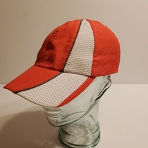 Asics golf hat cap. Color red /white. 100% Polyester.  One size - $14.00