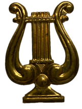 CIRCA 1880’s - 1890&#39;s, U.S. ARMY, BANDSMEN, BANDS, LYRE, CAP INSIGNIA, B... - $279.60 MXN