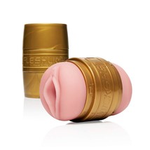 Quickshot | Stamina Training | Couples Sex Toy In Gold Case | Vagina And... - £50.95 GBP