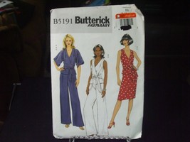 Butterick B5191 Jacket, Top, Sash, Skirt &amp; Pants Pattern - Size 8/10/12/14 - £10.88 GBP