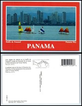 PANAMA Postcard - Panama Bay Showing Skyline &amp; Sailboats H1 - $2.84
