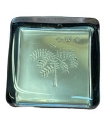 Starbucks Glass Paperweight FermaCarta England Office Desk Decor Tree Ha... - €10,83 EUR