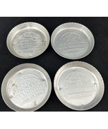 Vintage Set of 4 Stanhome Stanley Home Products Aluminun Coasters - $16.26 CAD