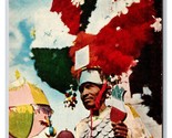 Danzante De La PLuma  Plume Dancer Oaxaca Mexico UNP Chrome Postcard Y17 - $4.90