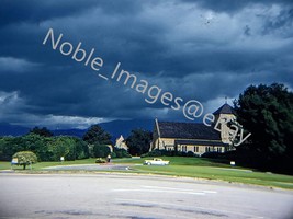 1960 Forest Lawn Cemetery Church Storm Clouds California Kodachrome 35mm Slide - £4.28 GBP