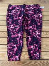 livi NWT $49.95 women’s Tie Dye leggings size 26/28 black pink B6 - £20.83 GBP