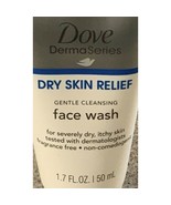 DOVE 12cnt Derma Series Dry Skin Relief Gentle Cleansing Face Wash 1.7oz... - £25.62 GBP