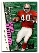 1995 Skybox Impact Same Game More Attitude #S7 William Floyd Insert Card - 49ers - £1.53 GBP