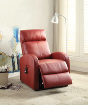 ACME Ricardo Recliner w/Power Lift in Red PU  - £458.21 GBP