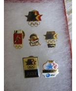 Official 6 Los Angeles Olympics Trading Pins Pin Backs - $8.56