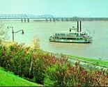 Vtg Chrome Postcard Memphis Tennessee TN Memphis Queen II Excurusion Boa... - £3.06 GBP