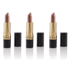 Revlon Super Lustrous Lipstick, Caramel Glace [103] 0.15 oz (Pack of 3) - £18.27 GBP