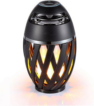 Led Flame Table lamp, Torch Atmosphere Bluetooth Speakers &amp; Outdoor Portable - £28.69 GBP