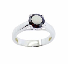 Gemstone 925 Sterling Silver Charming Genuine Red Ring, Garnet Red Gems ... - £11.46 GBP