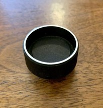 1970s Magnavox Console Stereo Knob for Station Tuner Control Black w Sil... - $11.88