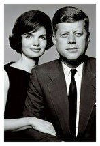 President John F. Kennedy &amp; First Lady Jacqueline Onassis 4X6 Photograph Reprint - £6.24 GBP