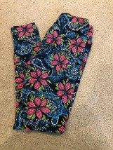 LulaRoe Pink Blue Daisy Floral Geometric Paisley OS Leggings Medallion Unicorn - £22.41 GBP