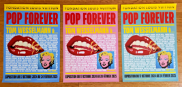 Tom WESSELMANN- Series Of 3 Original Exhibition POSTERS- WARHOL- LVUITTON- Paris - $616.55