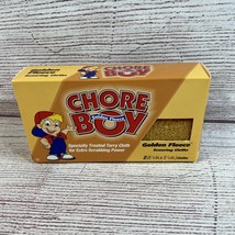 Vintage New  Chore Boy 2 Pack Golden Fleece Scouring Cloths Rare USA NOS - $282.54 MXN