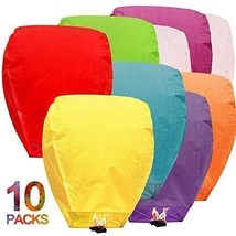 Kite For Adults kids Sports Outdoor Lantern Kites Hot Air Balloon 10 Pcs - £22.46 GBP