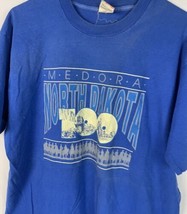 Vintage North Dakota T Shirt Single Stitch Tourist XL USA 80s 90s - £19.54 GBP