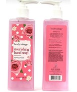 2 Bottles Bodycology Nourishing Hand Soap Pump Spring Rose Scented 10 Fl oz - £13.29 GBP