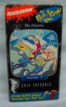 Nickelodeon The REN AND STIMPY Show The Classics Volume 1 VHS, 1993 3 Episodes - £11.66 GBP